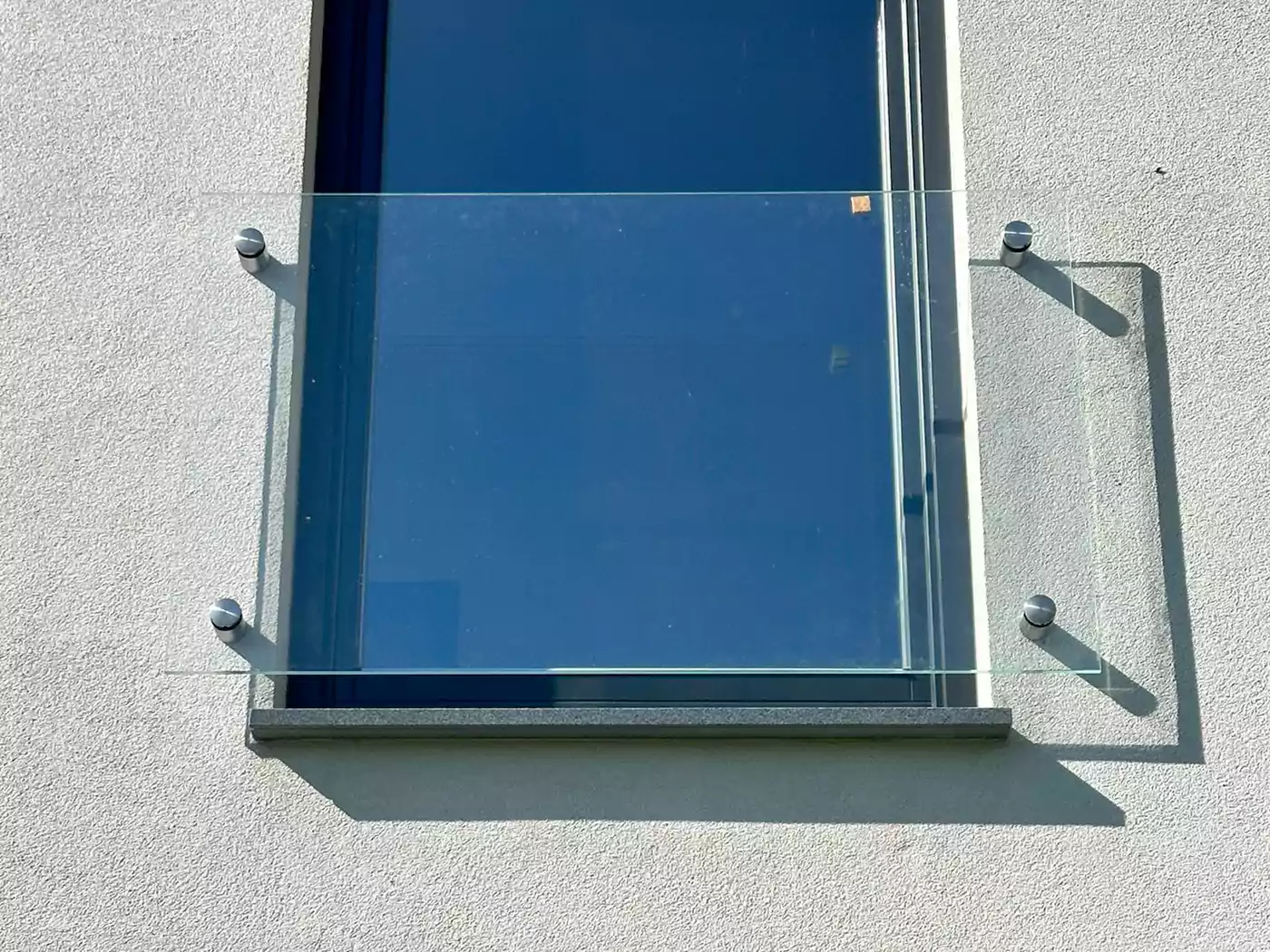 Balkon francuski szklany — realizacja TOKAR Gliwice